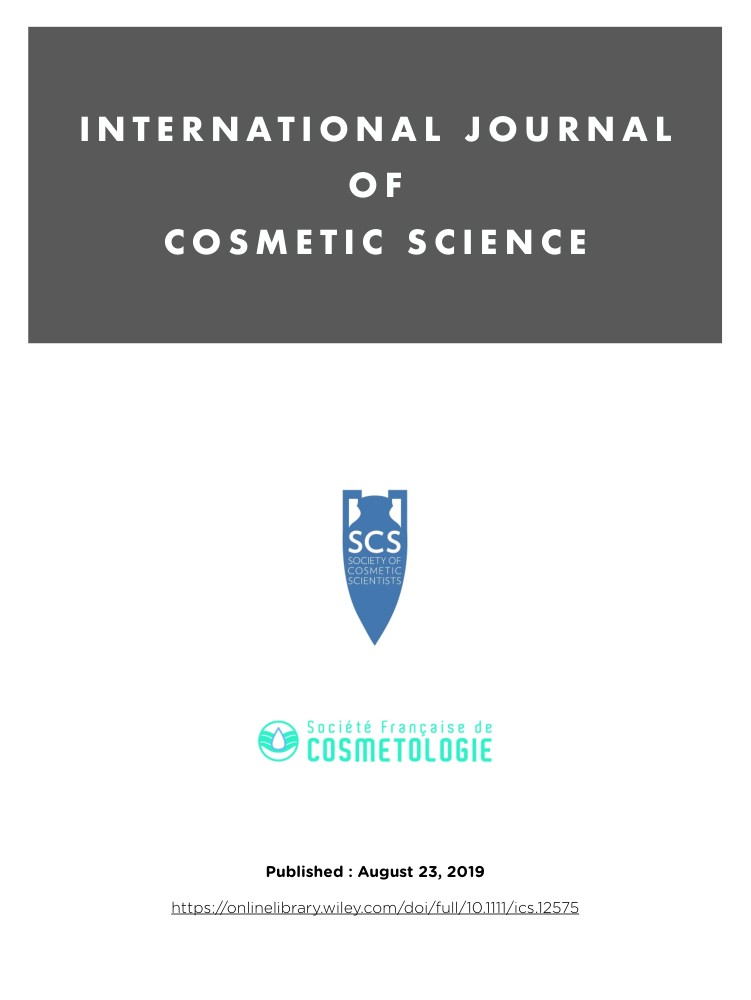 First page of International Journal of Cosmetic Science — hosted PDF