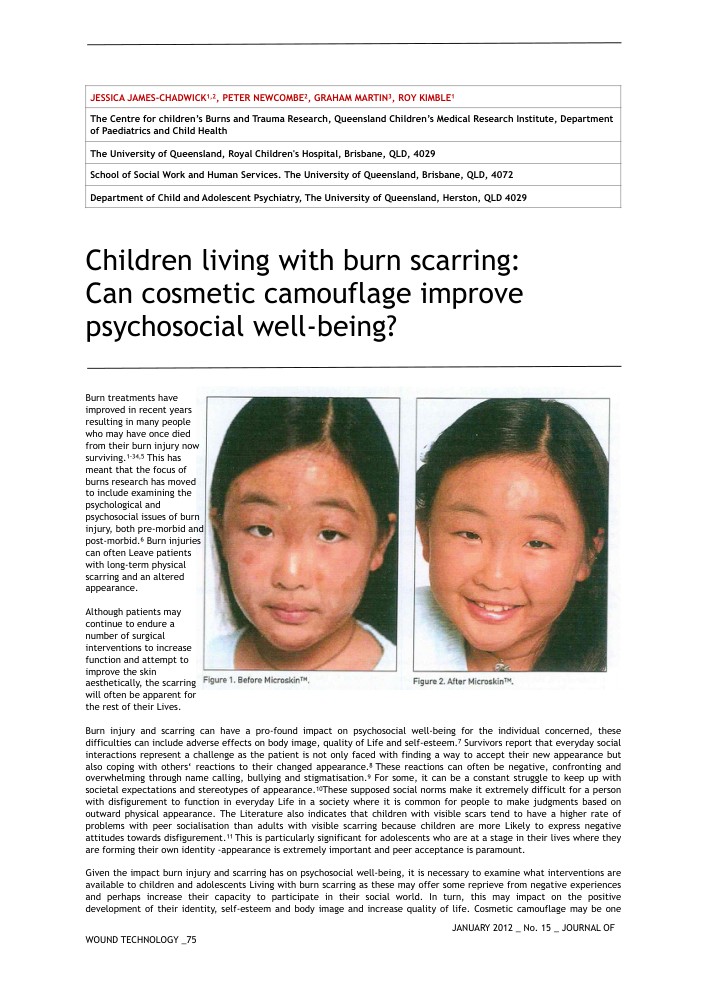 First page of Journal of Wound Technology — public PDF